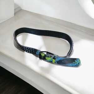 80's Blue and Black Belt